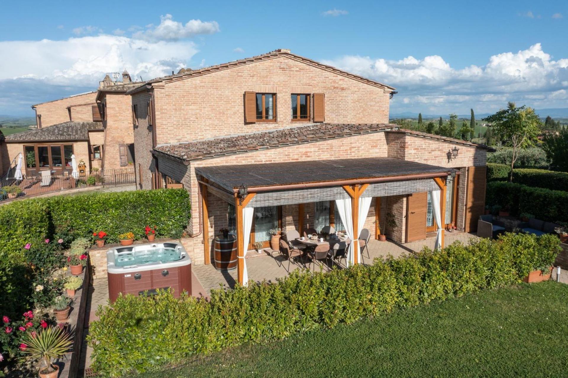 La Capanna Di Elfo Luxury Villa View Siena Rom bilde