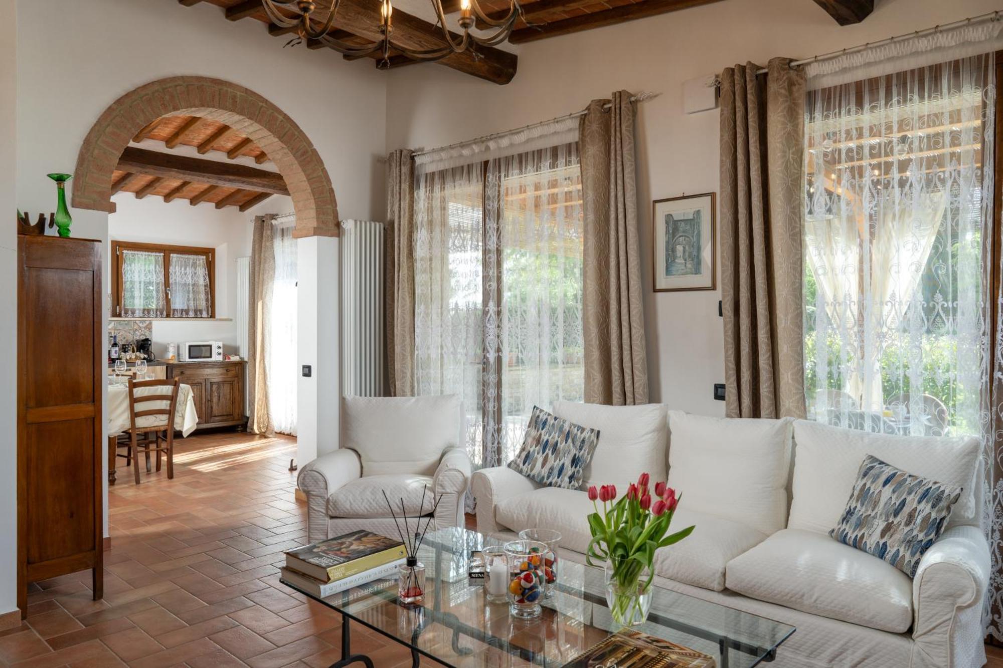 La Capanna Di Elfo Luxury Villa View Siena Eksteriør bilde